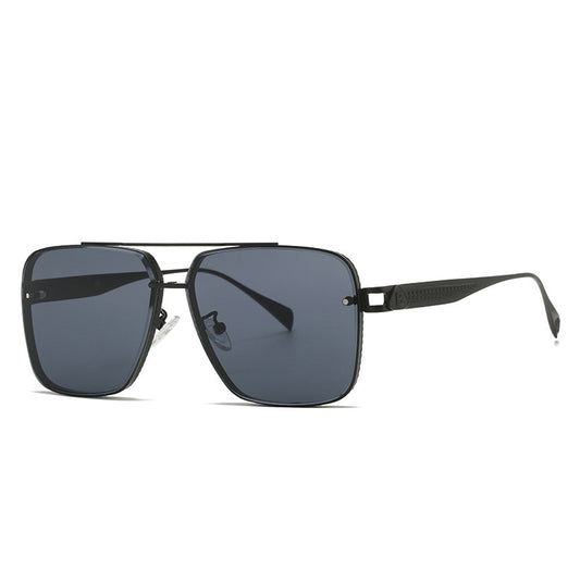 Lunette De Soleil Double Bande Metal