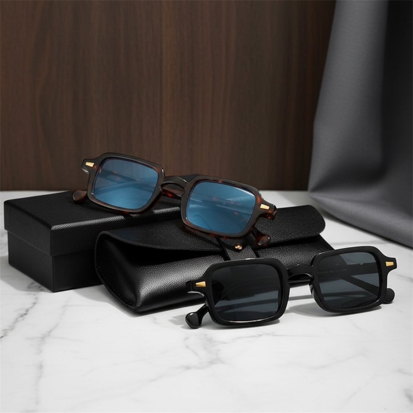 Lunette De Soleil Square Rivet