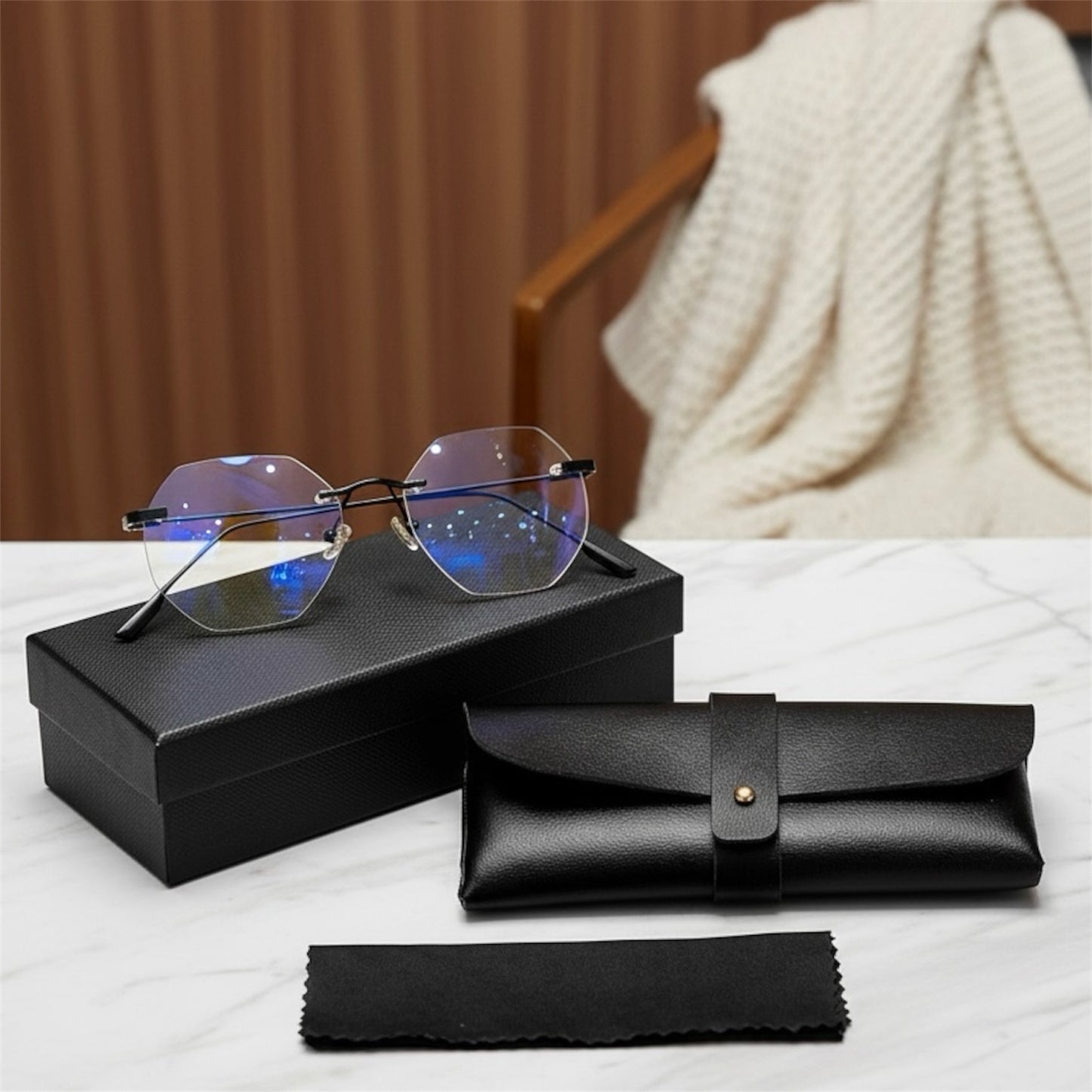 Lunettes percées Anti-Lumière Bleu