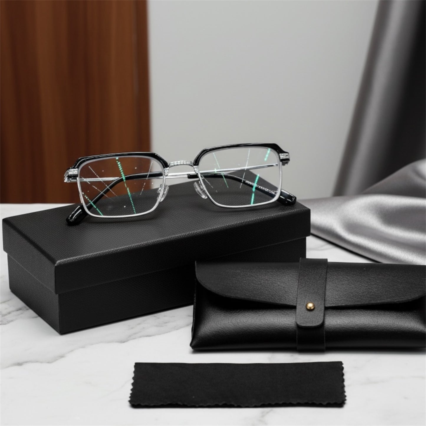 Lunette Photochromic Square Anti-lumiere Bleu