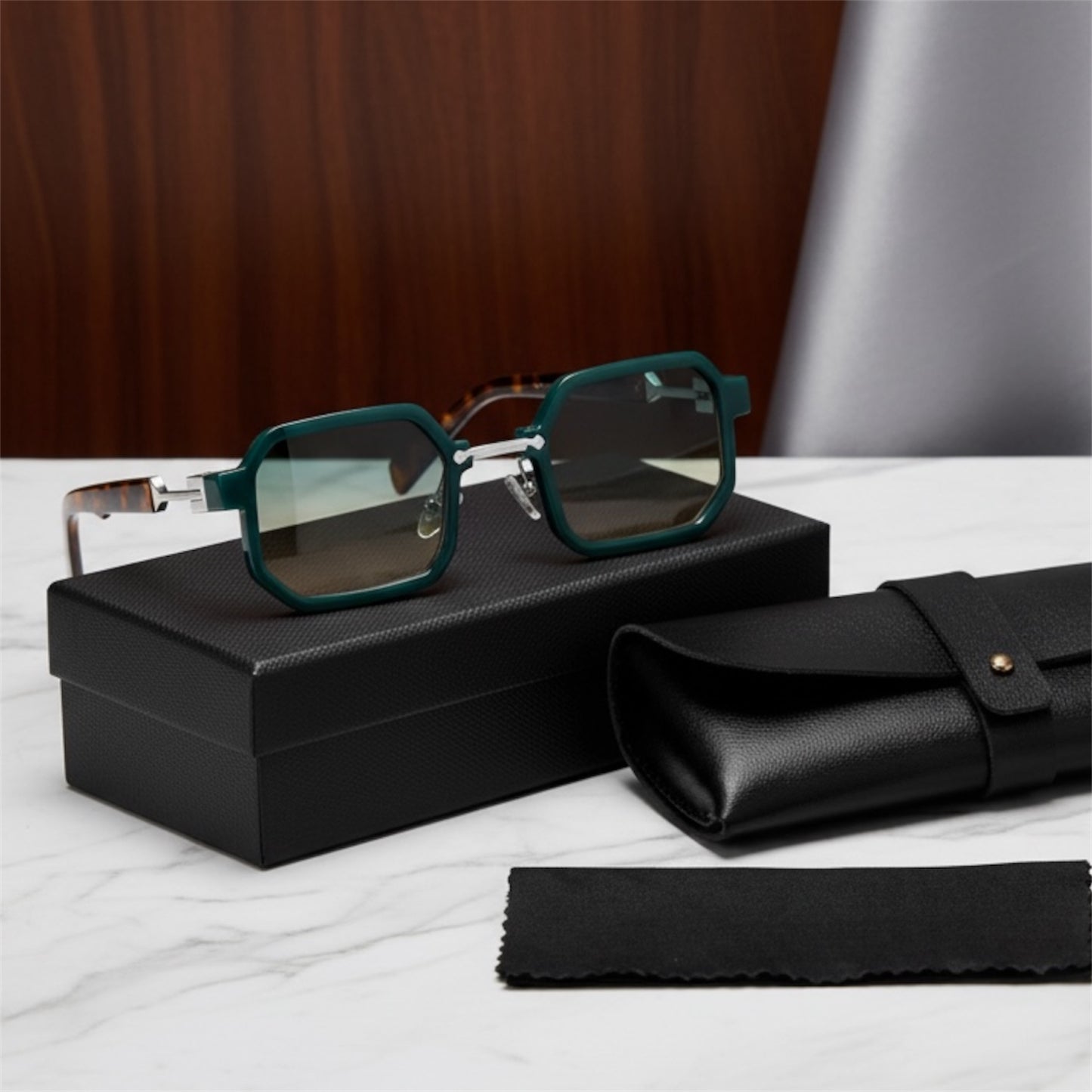 Lunette De Soleil Square Box Exquisite